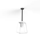Roger Pradier - Plafonnier Lampiok 3 N°1 diffuseur dépoli Blanc Pur 101 - Gris noir 107
