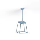 Roger Pradier - Plafonnier Lampiok 3 N°2 Led 18W 3000K Bleu 111