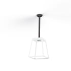 Roger Pradier - Plafonnier Lampiok 3 N°2 Led 18W 2700K Blanc Pur 101- Gris noir 107