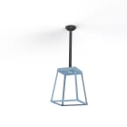 Roger Pradier - Plafonnier Lampiok 3 N°2 Led 18W 2700K Bleu 111 - Gris noir 107