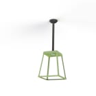 Roger Pradier - Plafonnier Lampiok 3 N°2 Led 18W 3000K Vert Pâle 133 - Gris noir 107