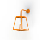 Roger Pradier - Potence Lampiok 3 N°3 diffuseur dépoli Orangé Pur 014