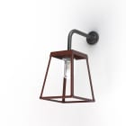 Roger Pradier - Potence Lampiok 3 N°3 diffuseur clair Rouille 046 - Gris noir 107