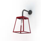 Roger Pradier - Potence Lampiok 3 N°3 diffuseur clair Rouge Vin 066 - Gris noir 107