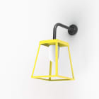 Roger Pradier - Potence Lampiok 3 N°3 diffuseur dépoli Jaune Soufre 068 - Gris noir 107