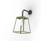 Roger Pradier - Potence Lampiok 3 N°3 diffuseur dépoli Vert Fougère 109 - Gris noir 107