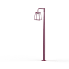 Roger Pradier - Mat 1L Lampiok 3 N°5 diffuseur clair Rouge Vin 066