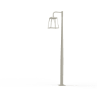 Roger Pradier - Mat 1L Lampiok 3 N°5 diffuseur clair Gris Soie 105