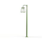 Roger Pradier - Mat 1L Lampiok 3 N°5 diffuseur clair Vert Fougère 109