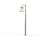 Roger Pradier - Mat 1L Lampiok 3 N°5 diffuseur dépoli Vert Fougère 109