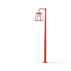 Roger Pradier - Mat 1L Lampiok 3 N°5 diffuseur dépoli Rouge Tomate 110