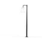 Roger Pradier - Mat 1L Lampiok 3 N°5 diffuseur clair Blanc Pur 101 - Gris noir 107