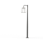 Roger Pradier - Mat 1L Lampiok 3 N°5 diffuseur clair Gris Soie 105 - Gris noir 107