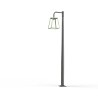 Roger Pradier - Mat 1L Lampiok 3 N°5 diffuseur clair Vert Pâle 133 - Gris noir 107