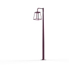 Roger Pradier - Mat 1L Lampiok 3 N°6 Led 18W 2700K Rouge Vin 066