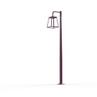 Roger Pradier - Mat 1L Lampiok 3 N°6 Led 18W 3000K Rouge Vin 066