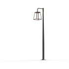 Roger Pradier - Mat 1L Lampiok 3 N°6 Led 18W 2700 Rouille 046 - Gris noir 107