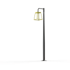 Roger Pradier - Mat 1L Lampiok 3 N°6 Led 18W 2700 Jaune Soufre 068 - Gris noir 107