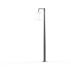 Roger Pradier - Mat 1L Lampiok 3 N°6 Led 18W 2700 Blanc Pur 101 - Gris noir 107