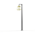 Roger Pradier - Mat 1L Lampiok 3 N°6 Led 18W 3000 Jaune Soufre 068 - Gris noir 107