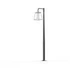 Roger Pradier - Mat 1L Lampiok 3 N°6 Led 18W 3000 Gris Soie 105 - Gris noir 107