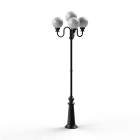 Roger Pradier - Roger Pradier - Lampadaire Moon N°4 opale Noir foncé 000