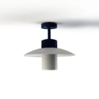 Roger Pradier - Roger Pradier - Plafonnier Aubanne N°2 depoli Bleu acier 065