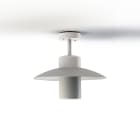 Roger Pradier - Plafonnier Aubanne N°2 depoli Blanc pur 101