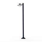 Roger Pradier - Lampadaire Aubanne N°4 clair Bleu acier 065