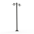 Roger Pradier - Lampadaire Aubanne N°5 depoli Gris anthracite 006