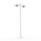 Roger Pradier - Lampadaire Aubanne N°5 depoli Blanc pur 101