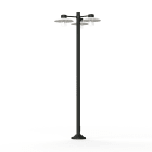 Roger Pradier - Lampadaire Aubanne N°6 clair Gris anthracite 006