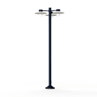 Roger Pradier - Lampadaire Aubanne N°6 clair Bleu acier 065