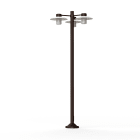 Roger Pradier - Lampadaire Aubanne N°6 depoli Rouille 046