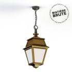 Roger Pradier - Roger Pradier - Suspension Avenue 2 N°1 LED Laiton brut 072 Diffuseur opale