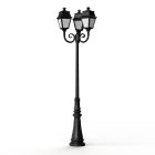 Roger Pradier - Lampadaire Avenue 2 N°11 LED opale Noir foncé 000