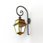 Roger Pradier - Applique Avenue 2 N°2 LED clair Laiton vernis teinté 070