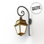 Roger Pradier - Applique Avenue 2 N°2 LED Laiton brut 072 Diffuseur opale