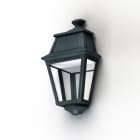 Roger Pradier - Applique Avenue 2 N°3 LED Diffuseur clair Patine vert de gris 008
