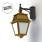 Roger Pradier - Roger Pradier - Applique Avenue 2 N°4 LED Laiton brut 072 Diffuseur opale