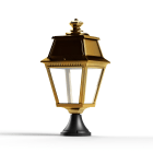 Roger Pradier - Borne Avenue 2 N°5 LED clair Laiton vernis teinté 070