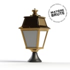 Roger Pradier - Borne Avenue 2 N°5 LED Laiton brut 072 Diffuseur opale