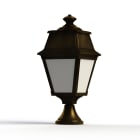 Roger Pradier - Borne Avenue 2 N°5 LED opale Patiné doré 009