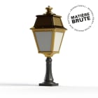 Roger Pradier - Borne Avenue 2 N°6 LED Laiton brut 072 Diffuseur opale