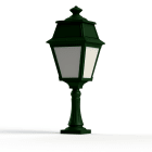 Roger Pradier - Borne Avenue 2 N°6 LED opale Vert Anglais 019