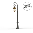 Roger Pradier - Lampadaire Avenue 2 N°8 LED Laiton brut 072 Diffuseur clair