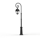 Roger Pradier - Lampadaire Avenue 2 N°8 LED clair Noir foncé 000