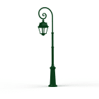 Roger Pradier - Lampadaire Avenue 2 N°8 LED clair Vert sapin 067