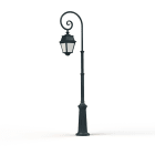 Roger Pradier - Lampadaire Avenue 2 N°8 LED opale Vert de gris 008