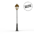Roger Pradier - Lampadaire Avenue 2 N°9 LED Laiton brut 072 Diffuser Diffuseur opale